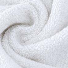 Cirelle 1pc Bright Satin Border Pure Combed Cotton Towel, Soft Highly Absorbent Decorative Bathroom Towel For Bathroom Spa - White - View 8