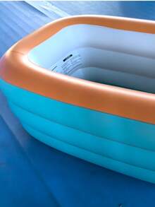 2PCS Large Family Inflatable Swimming Pool For Outdoor Garden Backyard Summer Water Fun With Thick Durable PVC Material Quick Inflation Easy Drainage Portable For Party Gathering Pool Party Vacation Resort Family Activity Hot Season Must Have - Inflatable Swimming Pool - View 7