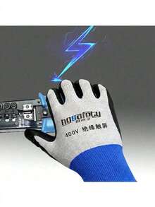 1 buah Sarung Tangan Isolasi Listrik Ultra Tipis, Tahan Tegangan 400v/500v, Bahan Karet, Isolasi Layar Sentuh, Penggunaan Industri - MultiWarna - View 8