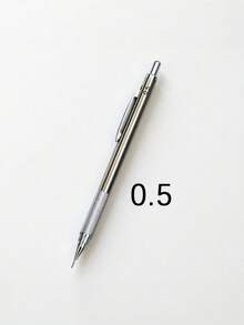 قلم رصاص ميكانيكي أوتوماتيكي معدني، قلم كتابة ورسم بمركز ثقل منخفض، رصاص ، قابل للنقر - الأسود - مشاهدة 11