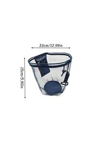 Foldable Portable Drawstring Sports Net Bag, High Quality Multifunctional Ball Storage Sack, Lightweight Carry Bag Fit For Basketball, Soccer, Volleyball, Water Polo Ball, Only The Bag Is Included - multicolor - View 3