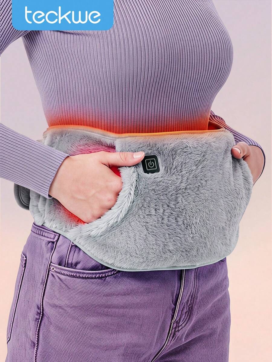 Teckwe Portable Electric Heating Pad, Heated Waist Massager, 3-Temperature Control Uterine Heating Belt, Handheld Women's Massager Heating Pad, Usb Heating Belt For Women - one size fits all - View 1