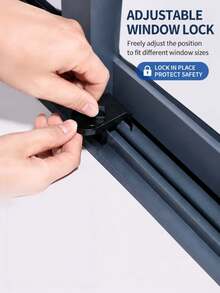 1 High-Rise Anti-Falling Window Lock To Protect The Baby's Home Safety, Aluminum Alloy Thickened Material, Wear-Resistant And Rust-Proof, Durable, Three-Color Versatile, Suitable For Various Sliding Aluminum Alloy Windows, Knob Limit Design - 4pcs - View 8