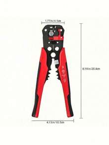 Multi Functional Automatic Wire Stripping Pliers, Suitable For Professional Electricians, With Anti Slip Ergonomic Design, Can Quickly Strip And Cut Wires. Suitable For Fields Such As Electrician, Home Appliance Repair, Home Decoration - Multicolor - View 6