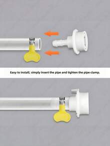 Universal Quick Install Faucet Extension Hose, Transparent PVC Flexible Long Water Pipe With Matching Connector, Household Tap Extender Water Supply Tube For Kitchen Bathroom Sink - 4 points - View 3