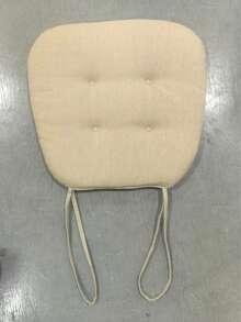 1件裝棉麻透氣四季通用防滑馬蹄形座墊，適用居家辦公室宿舍學生椅 - 彩色 - 查看 7