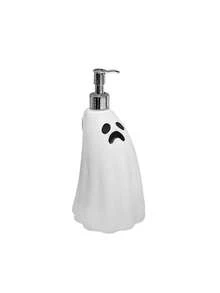 1 Peça Garrafa Bomba de Loção em Formato de Fantasma de Halloween, Dispensador Plástico Vazio para Banheiro, Gel de Banho, Shampoo, Sabonete Líquido, Recipiente Suporte para Decoração de Festa Assustadora de Feriado, Presente - 200ml - Visão 5