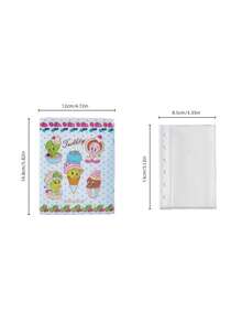 LOONEY TUNES X Joivida 1pc Loose-Leaf Binder Notebook With Funny Pattern, PVC Material, Removable Replaceable Pages, Smooth Writing Surface, School Supplies Essential, For Stationery Lovers, Great Gift - A7 - View 3