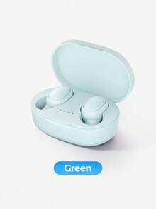 Teckwe Wireless Earbuds, Mini Music Earbuds, In-Ear Wireless Headphones With Charging Case, No Cable, Capacitive Microphone, Noise Cancellation, Volume Control, Candy Color Earbuds - one-size - View 13