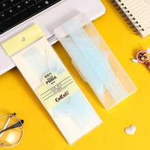 4 Set Math Geometry Tool Ruler Include Straight Ruler For Triangle Rulers Protractor Student School Office Statio. - multicolor - View 11