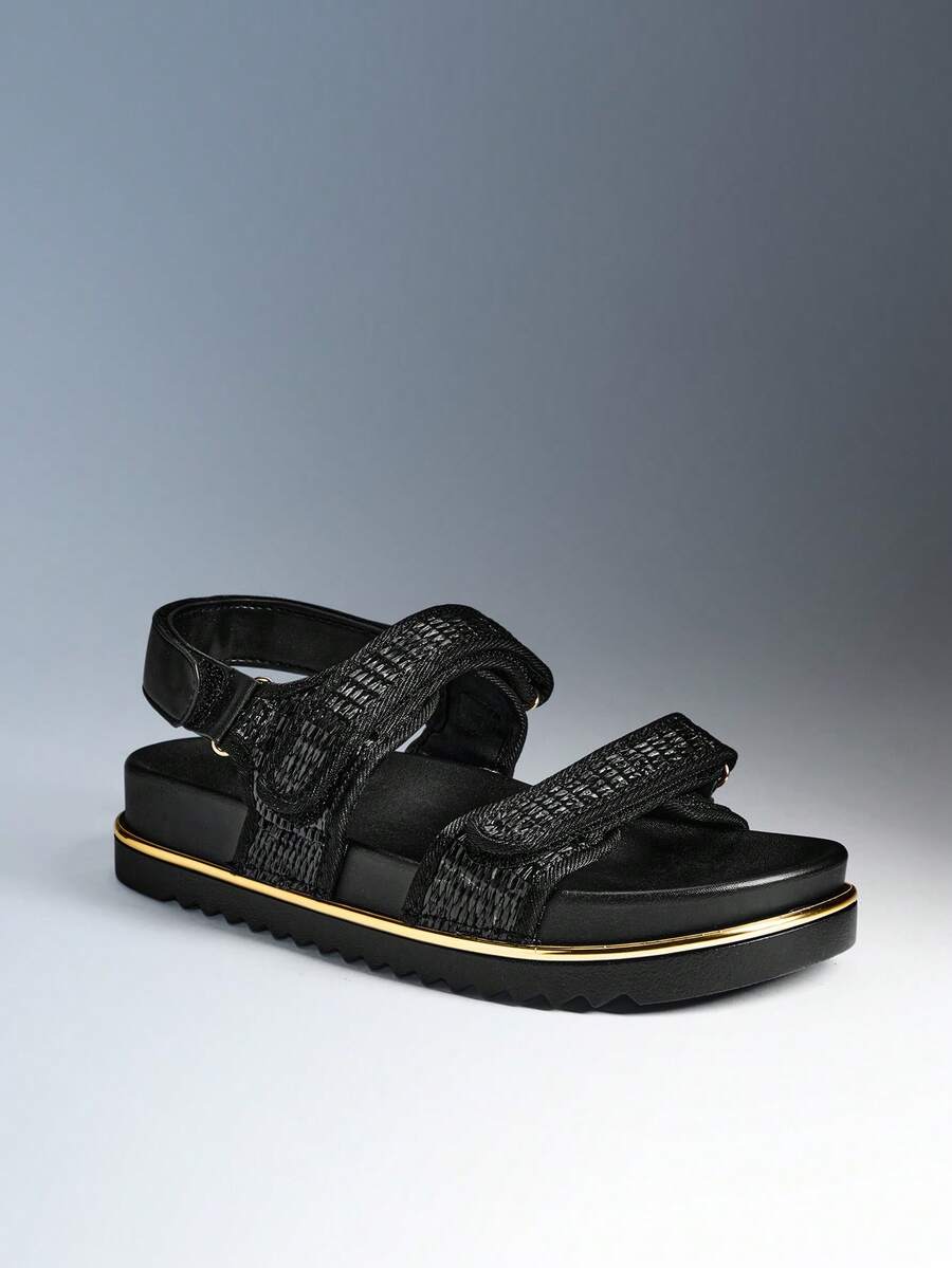 Solezae Women Platforms & Wedge Sandals - Black - View 1