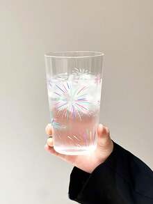 Original Temperature-Activated Fireworks Design, High Borosilicate Glass, Color Shifts With Cold & Warm Water, Marked Measurements, Perfect For Daily Drinks At Home. - Multicolor - View 12