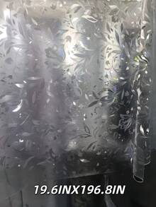 1捲彩虹鬱金香靜電吸附磨砂窗貼隱私膜裝飾玻璃貼紙隔熱租屋友善可移除居家辦公室浴室門裝飾禮物 - 彩色 - 查看 16