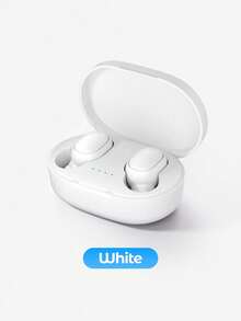 Teckwe Wireless Earbuds, Mini Music Earbuds, In-Ear Wireless Headphones With Charging Case, No Cable, Capacitive Microphone, Noise Cancellation, Volume Control, Candy Color Earbuds - one-size - View 12