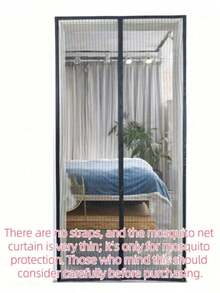 Heavy-Duty Magnetic Screen Door - Self-Sealing, Hands-Free Mesh For Insect Protection, Pet And Child-Friendly, Easy Installation With Magnetic Strips, Durable Nylon Material, Bohemian Style, Hand Wash Only, Insect Barrier Door | Mesh Partition Door - Multicolor - View 10