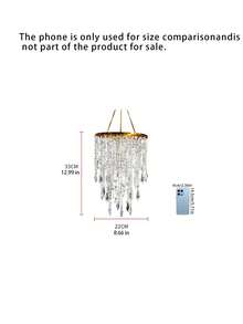 1 Acrylic Crystal Lampshade Suitable For Home Decoration - Multicolor - View 3