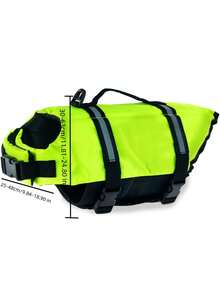 1pc Pet Life Jacket Dog Swimming Summer Vest Diving Clothes Adjustable Safety Buckle High Buoyancy Preserver For Dogs Beach Pool Water Sports Summer Essential - Multicolor - View 3