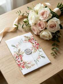 Wedding Invitation Floral Print - multicolor - View 5