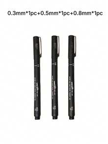 Fineliner Pens Water And Fade Proof - Black - View 18