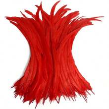 100 Pieces Rooster Tail Feathers, Suitable For Carnival Party Performance Costumes Decoration, Diy Headpiece Feathers, Wedding Decoration Headpiece Feathers - Multicolor - View 8