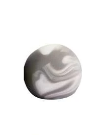 Hape 1個黑色灰色月亮星球壓力球，6cm/2.36in 大理石紋 PVA 填充擠壓球，光滑 TPR 外層，柔軟掌心抓握手部擠壓配件，適用於辦公桌、辦公室、居家、旅行 - 彩色 - 查看 6
