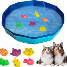 Pet Foldable Shower And Bathtub, Portable Pet Pool, Movable Dog Pool, Foldable Pet Pool, Small Portable Pool, Suitable For Large, Medium, Small Dogs And Cats Universal Swimming Pool - Multicolor - View 7