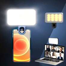 LED Fill Light Rechargeable Phone Selfie Light, Computer Video Conference Lighting, Portable Mini Light, Gifts, Lighting Fixtures, Lighting, LED, Night Light, LED Light, Fairy Light, Happy Birthday, Room Light, Room Decoration Supplies, Bedroom Decoration Party Supplies - Fill Light - View 3
