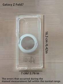 Compatible With Samsung Galaxy Z Fold 8 Ultra 7 6 5 4 Fold7, With Tempered Glass Screen Protector - Silver - View 11