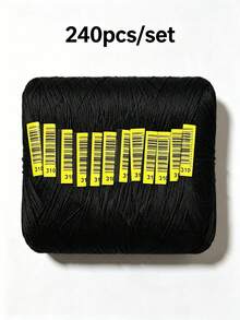 240pcs/Set,8 Meters, Six Strands Of Rope, DMC Color Series, Cross-Stitch Thread, Polyester Material, Embroidery Thread, Embroidery Accessories, Hand-Woven Cotton Material - multicolor - View 18