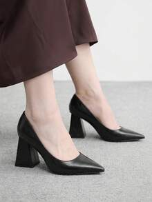 CUCCOO BIZCHIC New Pointed High Heels, Sexy And Elegant High Heels, Specially Designed For Women, Suitable For Christmas And Spring Shoes - Black. - View 4