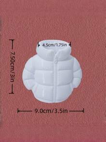 1PC Compact Plastic 3D Printed Down Jacket Style Creative Pen Holder Durable Lightweight Non Slip Scratch Resistant Easy Clean Desk Decoration Stationery Organizer For Office Home Study Room Gift For Friends Classmates Birthday Christmas Back - multicolor - View 6