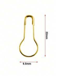 20/100/120/260Pcs Pin Clothing Tag Pins Bulb Pin Metal Gourd Pin Calabash Pin For Hand Sewing DIY Crafts Home Accessories - Gold - View 2
