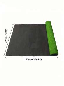 Artificial Grass Mat Indoor Outdoor, Fake Lawn Rug For Balcony Garden Decor, Synthetic Turf Carpet For Beach Essentials, Pool Swimming Games, Patio Play Mat - Green - View 11