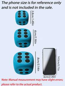 1PC Large Size Soft Plush Foam Dice Multicolor Throwable Multifunctional Tabletop Game Accessory For Adult Party Games Decorations Valentines Wedding Birthday Party Decorations Gift Ideas - Multicolor - View 5