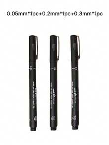 Fineliner Pens Water And Fade Proof - Black - View 9