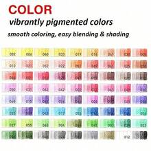 12/18/24/36/48/72 Piece Coloring Pencils, Suitable For Coloring Books, Professional Art Drawing With Vibrant Colors, Drawing And Sketching, Blending And Shading, Soft And Elegant Heart On Oil-Based Foundation, Suitable For Students, Teachers - Multicolor - View 6