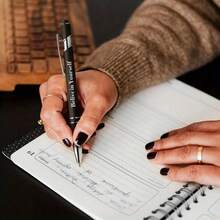 20 buah/Set Pulpen Ballpoint Aneka Warna dengan Stylus, Cocok untuk Layar Sentuh, Tinta Hitam Cepat Kering, Desain Bodi Pulpen Logam 2-in-1, Ujung Sedang (1.0mm), Menulis Halus, Dengan Klip - Ideal untuk Pelajar dan Penggunaan Kantor, Penting untuk Musim Kembali ke Sekolah - 20 buah - View 4
