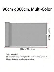 Opaque Privacy Screen Cover, UV Protection Fence For Balcony, Apartment Railing, Outdoor Patio, Platform, Porch - grey - View 12