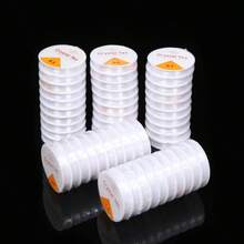 5Ppcs Transparent Elastic Beading Thread, 0.5-1.0mm Stretch Nylon String Cord, 3.5-12m Flexible Smooth Bead Wire For DIY Bracelet, Necklace & Handmade Jewelry Making - various - View 3