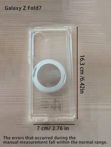 Compatible With Samsung Galaxy Z Fold 8 Ultra 7 6 5 4 Fold7, With Tempered Glass Screen Protector - Silver - View 5