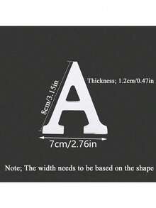 1/10/26pc Wooden Decorative Letter Design Home Decor Crafts, Free Combination Decorative Freestanding Wooden Letter Slices For Handicrafts, Family Gatherings, Birthday Parties, Weddings And Other Event Decorations - White - View 3