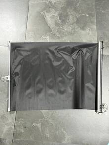 免鑽孔吸盤式陽台窗簾遮陽簾，隔熱保溫伸縮可調遮陽簾，適用臥室辦公室居家，防紫外線、易安裝、可拆卸、遮光便攜 - 黑色 - 查看 11