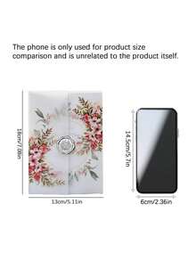 Wedding Invitation Floral Print - multicolor - View 3