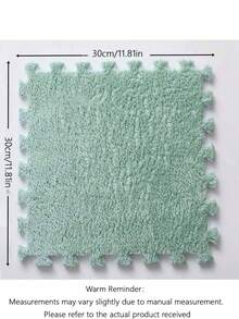 15-Piece All-Season Rug, Cut And Spliced, Suitable For Windowsills, Cushions, Floor Mats, Thickened, Non-Slip, For Bedrooms, Balconies, And Bay Windows. (Rug Set - High Strength) - multicolor - View 2