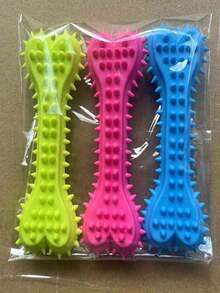 3pcs/1pc Dog Chew Toys (Suitable For Small Dogs), Bone-Shaped Dog Chew Toys For Teeth Cleaning, Rubber Toothbrush Stick Chew Toys For Training And Entertainment (Suitable For Small Dogs, Not Suitable For Large Dogs) - Multicolor - View 8