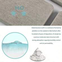 A Set Of 4 Absorbent Diatomaceous Earth Trays, Diatomaceous Earth Kitchen Soap Dishes, Handmade Soap Racks, Water-Absorbing Stones, Ideal For Modern Homes, Bathroom Decor, Autumn Decor, And Back-To-School Season - multicolor - View 8