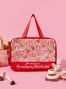 Strawberry Shortcake X POKOJA LAND 便攜旅行收納袋，迷你化妝品手拿包 - 彩色 - 查看 5