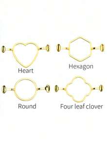 1-Pc Wax Seal Mold Set With Heart, Round, And Other Shapes, Durable Metal Stamp Molds Compatible With 1 Inch Wax Seals, Perfect For Wedding Invitations, Gift Wrapping, Envelope Decoration, DIY Crafts, And Special Celebrations. - Single Piece - View 7