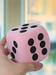 1PC Large Size Soft Plush Foam Dice Multicolor Throwable Multifunctional Tabletop Game Accessory For Adult Party Games Decorations Valentines Wedding Birthday Party Decorations Gift Ideas - Multicolor - View 7