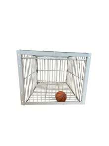 1pc Heavy Duty Alloy Pigeon Cage With Automatic Closing Door Locking System, Durable Iron Structure, Sturdy Rectangular Birdcage With Ventilation, Suitable For Pigeons, Parrots, Parrots - Outdoor/Indoor Use, Easy To Clean Design - 40*30*26 Two Imported - View 4